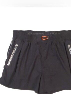Superdry Sport Men's Black Lined Training Shorts Size 2XL